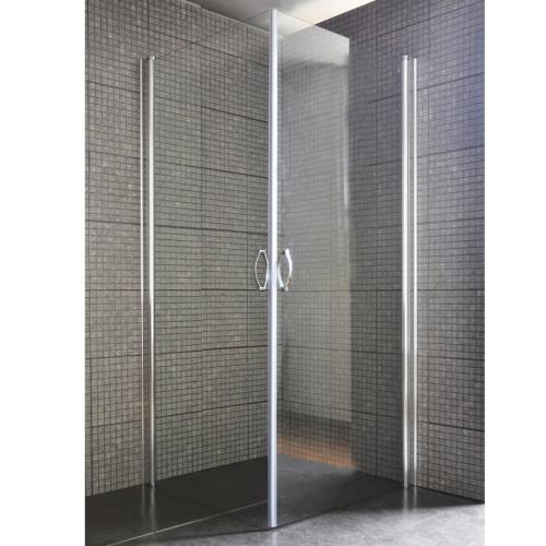 Novito Duschhörn Alakärvi Rak 90X90 Klarglas