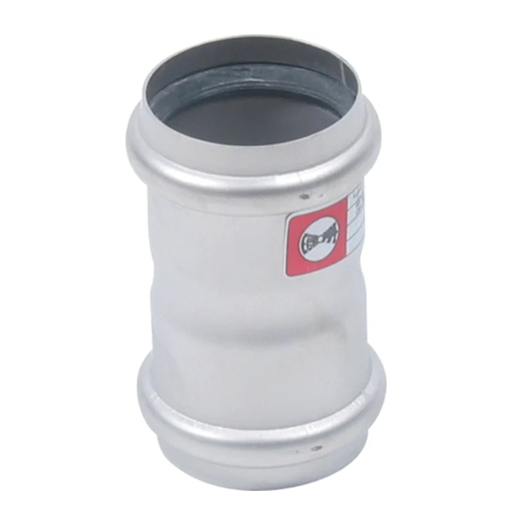 Dubbelmuff 50mm Rostfritt Stål Blücher