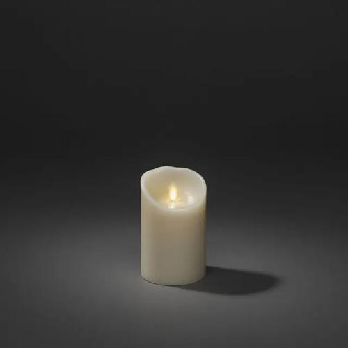 Vokslys LED 7,6x11,4cm IP20 Cremehvid Konstsmide