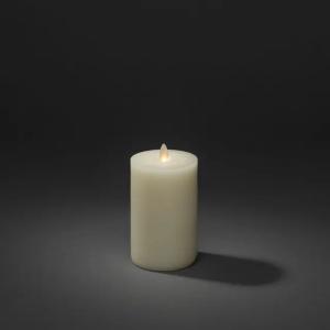 Wax Candle LED 8.1x15.2cm IP20 Cream White Konstsmide