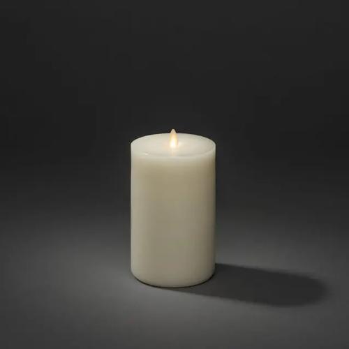 Vokslys LED 9,6x17,7cm IP20 Cremehvid Konstsmide