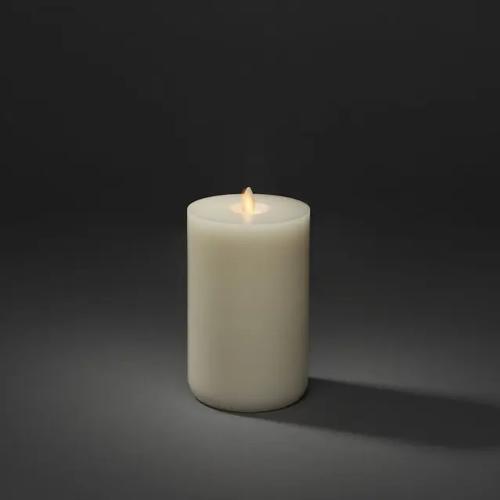 Vokslys LED 9,6x18,2cm IP20 Cremehvid Konstsmide