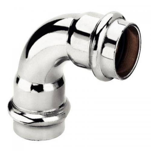 Viega Profipress böj 15x90° 2 muff Krom