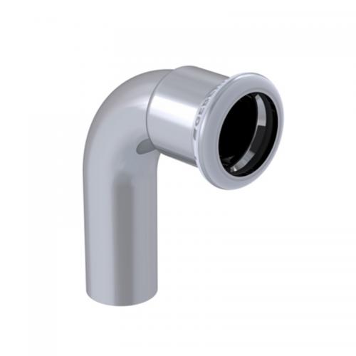 Mapress Cu Böj 12x90º 1-muff Krom