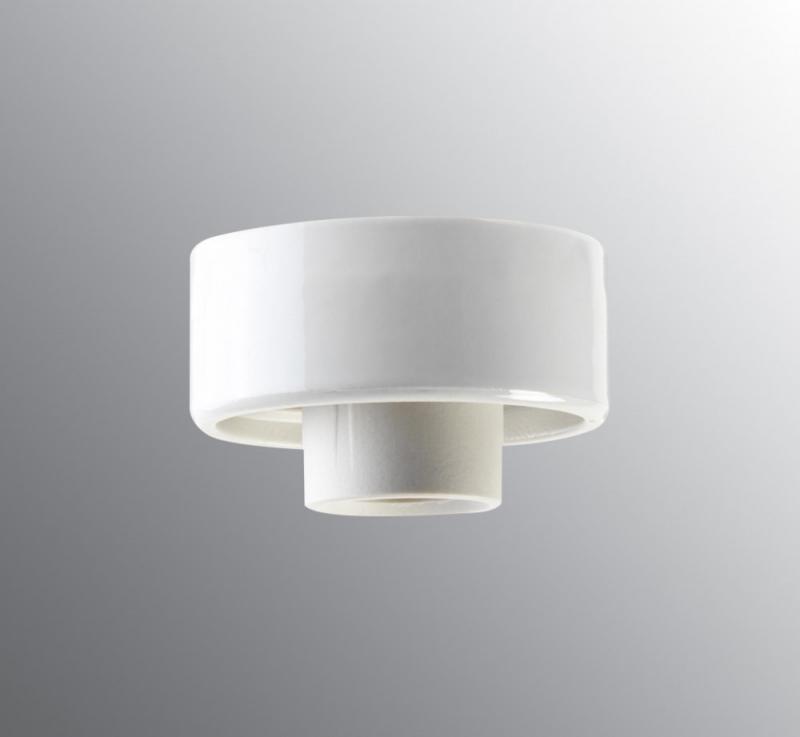 Sockel gänga 84,5 mm Vit IP20 rak E27 75W
