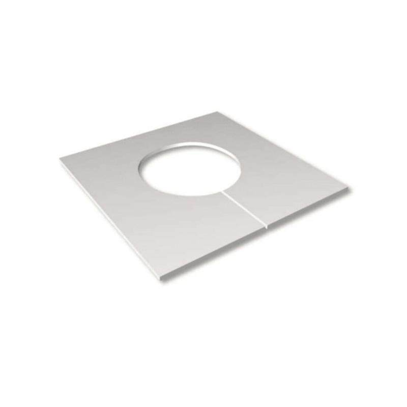 LK Fixeringsbricka 60x60mm Vit