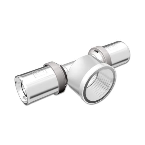 LK PressPex T-Kobling Indvendig Gevind Med Afgrening A50xG40