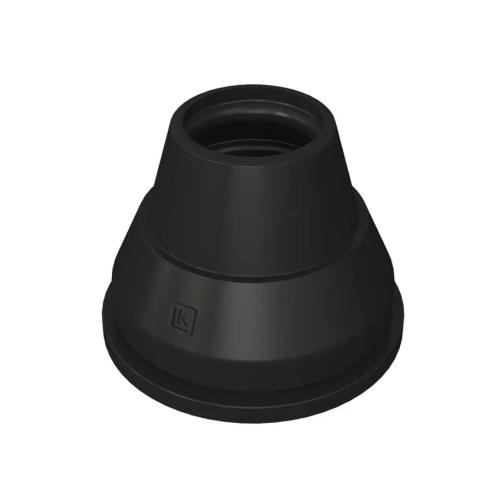 LK Skåpsgenomföring 25mm Svart 10st