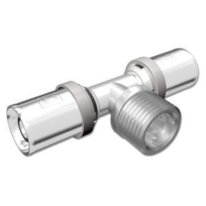 LK PressPex T-Coupling External Thread Branch A50xR25