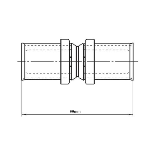 LK PressPex Rak Koppling A75xA63