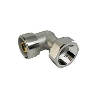 LK PushFit AX Elbow Coupling With Free-Playing Nut