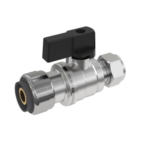 LK PushFit Kugleventil AX16xCu10
