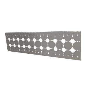 LK Vægskinne ST Dobbelt Hulrække c/c60mm