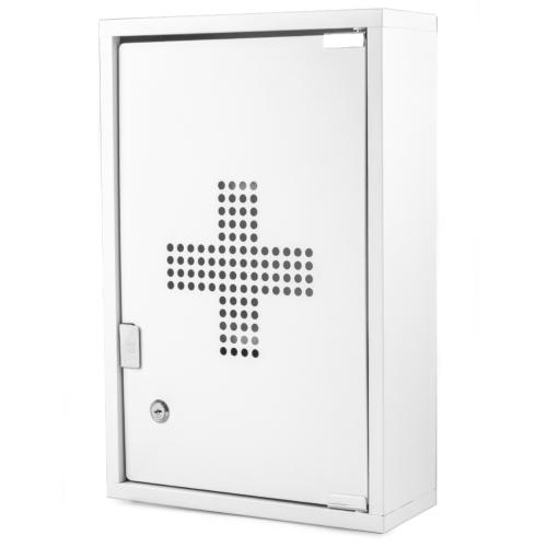 Medicine cabinet Lockable White Cure 45x30cm, Habo 19215