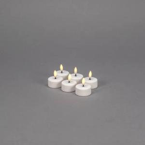 6 Varmelys LED Udendørs IP44 Hvid Konstsmide