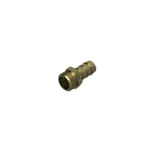 Coupling Nipple Brass, G10x15, Yellow, Isiflo