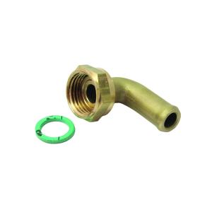 Coupling Nipple Brass G20x15, Yellow, Isiflo