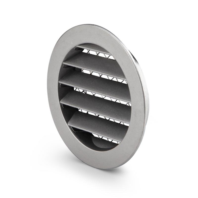 Ytterväggsgaller Fresh Ø125 mm Gjuten Aluminium
