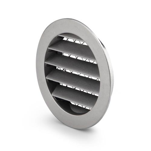 External Wall Grille Fresh Ø125 mm Cast Aluminium