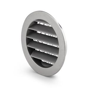 Ytterväggsgaller Fresh Ø125 mm Gjuten Aluminium
