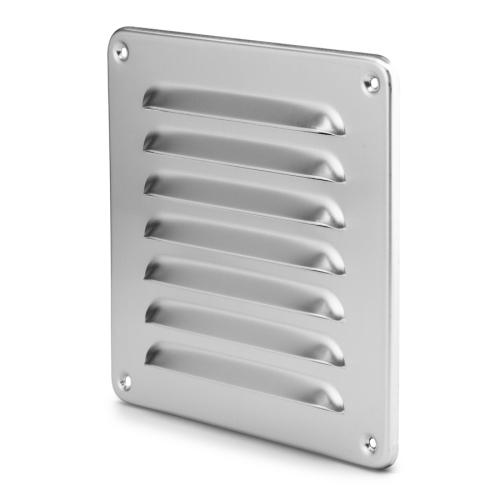 External Wall Grille Fresh #155 Aluminium (155x155 mm)