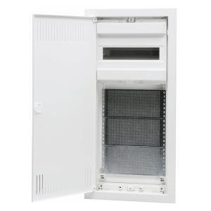 Media Center, Recessed, 4 Row, 12 Modules, IP40, Malmbergs 2291775