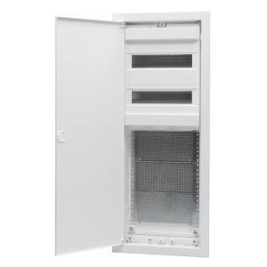 Media Center, Recessed, 5 Rows, 24 Modules, IP40, Malmbergs 2291778