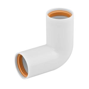 Angle 2 Sleeves ​32mmx90° Rubber Seal White Faluplast