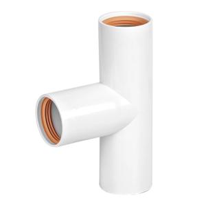 T-Rør 32mmx90° PP Hvid Faluplast