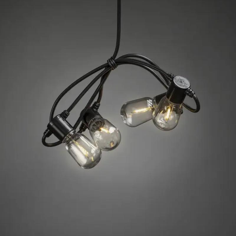 Ljusslinga 20 Ovala Amber LED E14 3,6W 6V IP44 Konstsmide