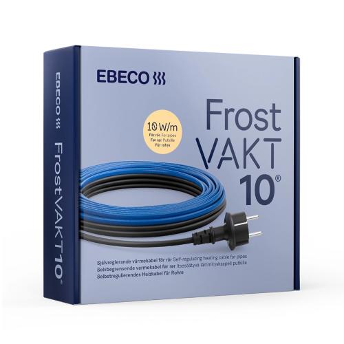 Frostvakt 10 Ebeco Varmekabel 20W 10W/m 2m Blå