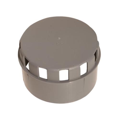 Luftningshuv Septic 110mm Grå Pipelife