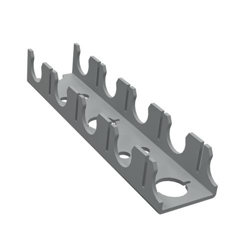 LK Gulvvarmeliste 20mm 4m Brun Grå