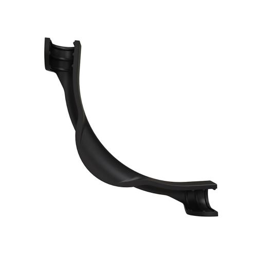 LK Rørbøjningsstøtte Åben 16mm Sort