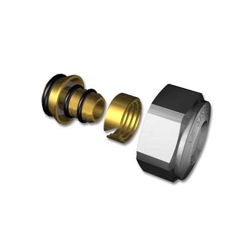 LK Tilslutningskobling PE-X/PAL RF 12x2,0mmxGE20