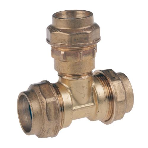 T-Kobling BA 7718 Til PEM PN10 Messing Beulco