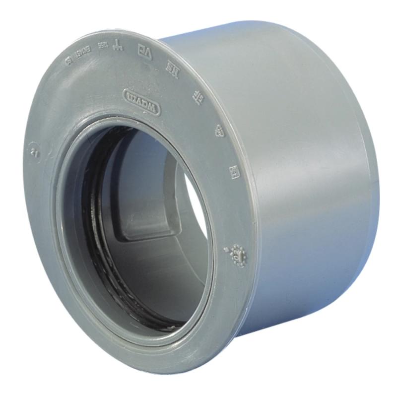 Wafix PP Förminskning, Kort, 110mm, Grå (110x50mm)