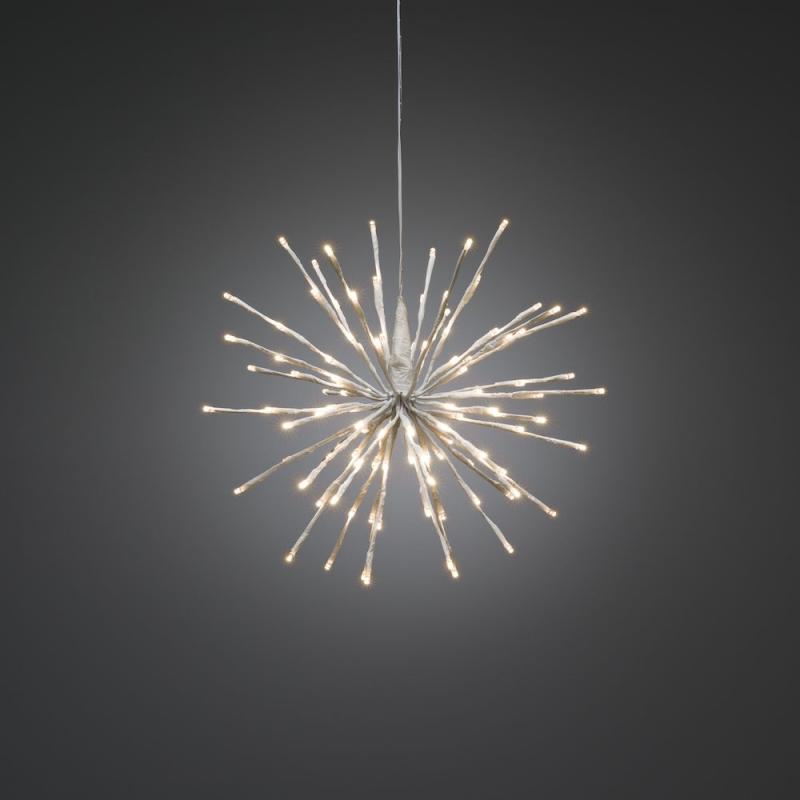 Dekorationsboll Spröt 40cm IP44 Vit Konstsmide