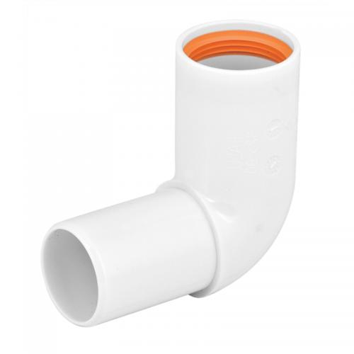 PP VINKEL VIT 40X90° 1 MUFF FP