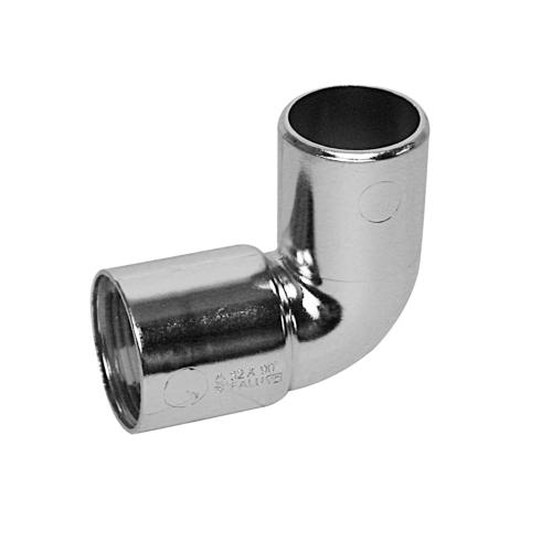 Angle 1 Muff 32mmx90° Chromed Faluplast