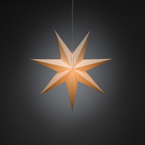 Pappersstjärna Hängande E14 60cm IP20 Vit Konstsmide