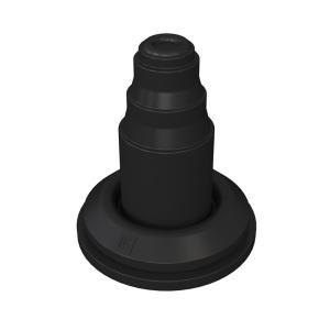 LK Rørmuffe 12-20 LP 8-20mm Sort