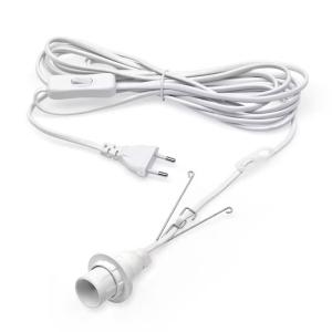 Cord Rack 5m E14 IP20 White Konstsmide