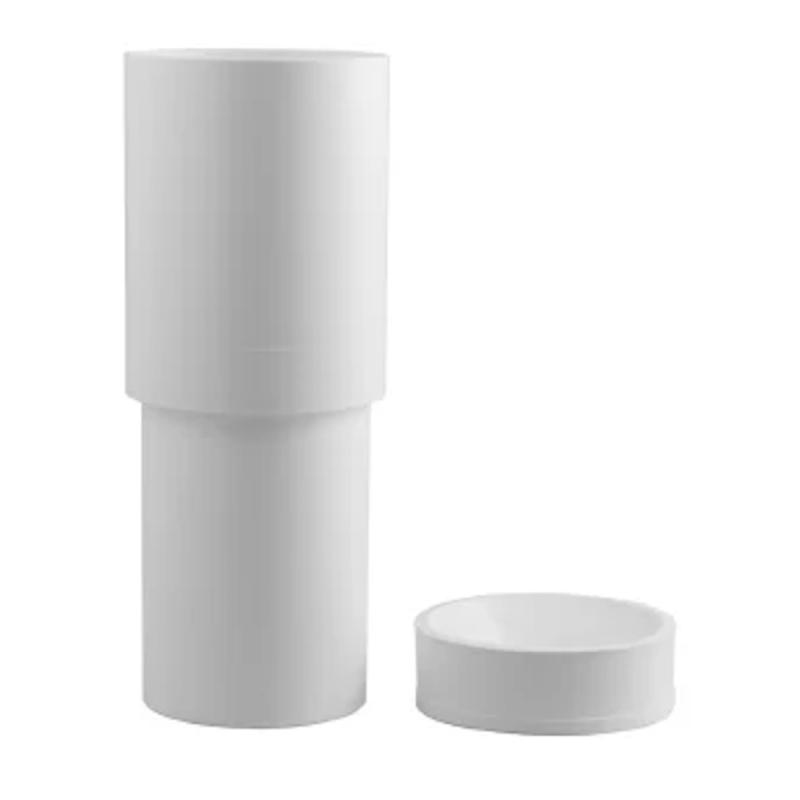 Förhöjningsstos Med Luktstopp 118/110mm Vit Faluplast
