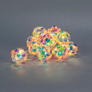 Diamantbollar Slinga 10 LED IP20 Flerfärgad/Pastell Konstsmide
