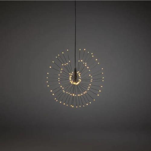 Dekoration Nøgen Ledning 25cm 120 Amber Micro LED IP20 Sort Konstsmide