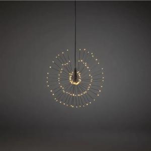 Dekoration Nøgen Ledning 25cm 120 Amber Micro LED IP20 Sort Konstsmide