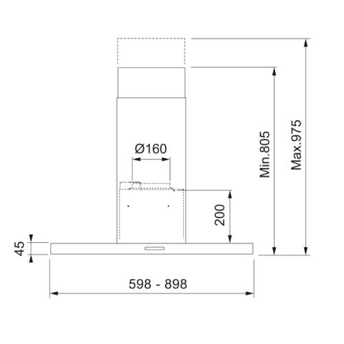 Franke Spiskåpa T45 782-14 60 RF