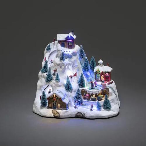 Mekanisk Juldekoration Fjällen LED IP20 Flerfärgad Konstsmide