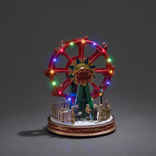 Mechanical Christmas Decoration Ferris Wheel 19 LED IP20 Multicolored Konstsmide